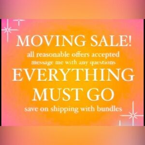 Vibrant Moving Sale Poster
